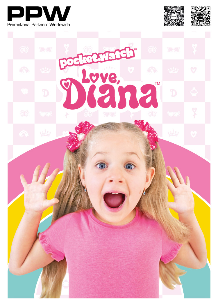 Love Diana brand artwork
